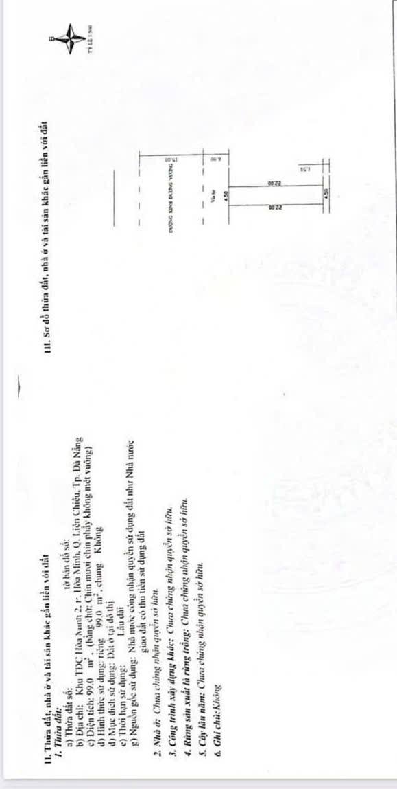 Đất nền đường Kinh Dương Vương, Liên Chiểu, Đà Nẵng 198m² giá 16.5 tỷ - Cơ hội đầu tư hấp dẫn!