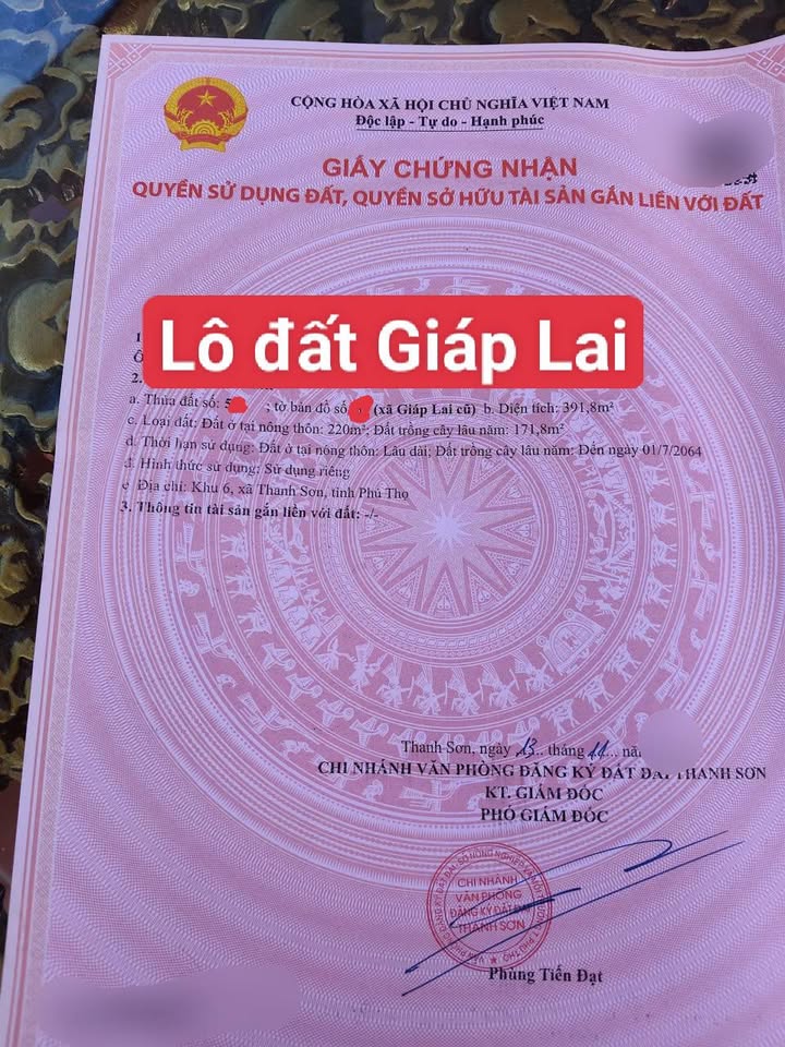 Lô đất mặt đường TL316, Giáp Lai, 391m² giá 2 tỷ - Cơ hội đầu tư hấp dẫn!