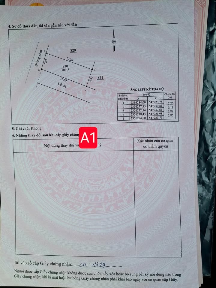 Đất nền Vạn Xuân, Tam Nông 101m² giá chỉ 500 triệu - Đường rộng thoáng đãng!