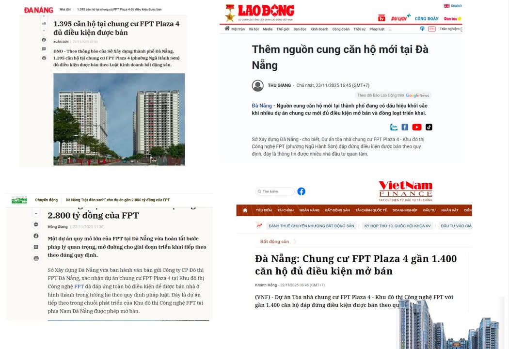 Căn hộ FPT Plaza 4 Đà Nẵng 46m² giá 2.1 tỷ - Đầu tư sinh lời ngay!