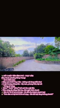 Đất 2 mặt tiền Nông Trang, Việt Trì 152m² giá 2 tỷ - Cơ hội đầu tư tuyệt vời!