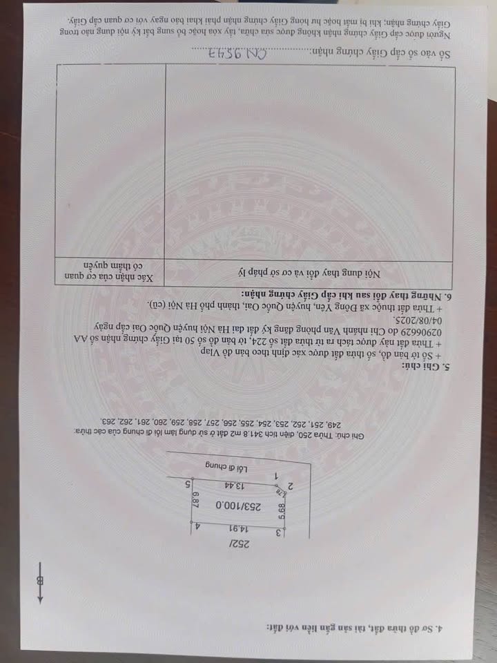 Lô đất thổ cư 100m² xã Phú Cát, Quốc Oai giá 1.9 tỷ - Đầu tư sinh lời cao!