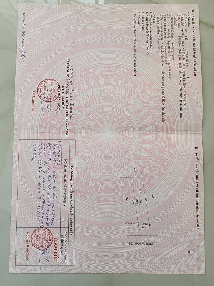 Đất mặt tiền đường Dưỡng 793, xã Thanh Bình, Tân Biên - Diện tích 2835m² giá 14.5 tỷ - Sổ đỏ chính chủ!