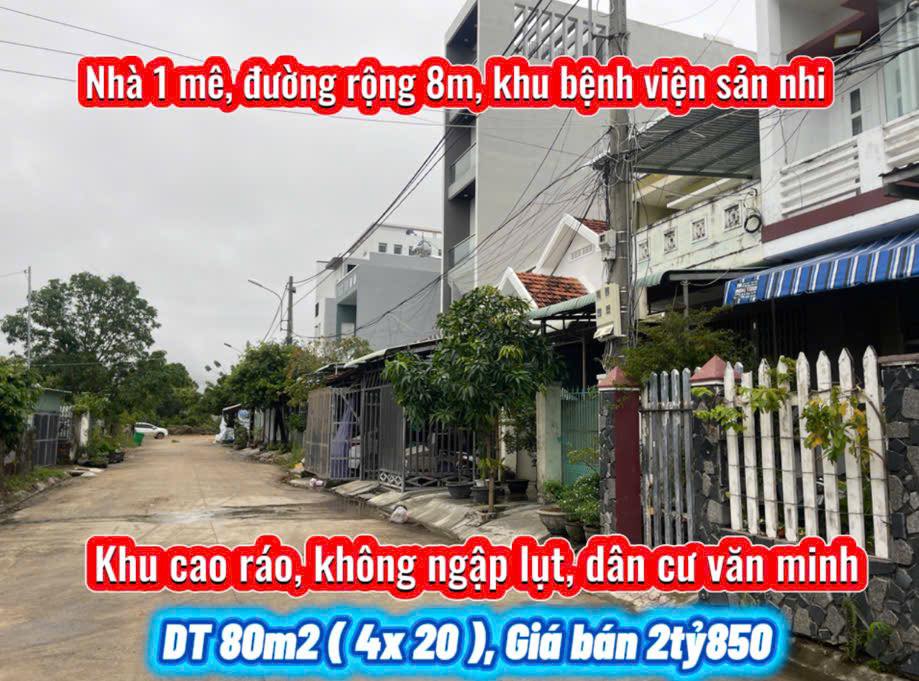 Nhà đúc 1 mê đường An Dương Vương, Tuy Hòa 80m² giá 2.85 tỷ - Sổ hồng chính chủ!