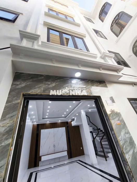 Nhà 4 tầng mới xây tại Đoàn Kết, Đằng Hải 41m² - Gần trường học và chợ