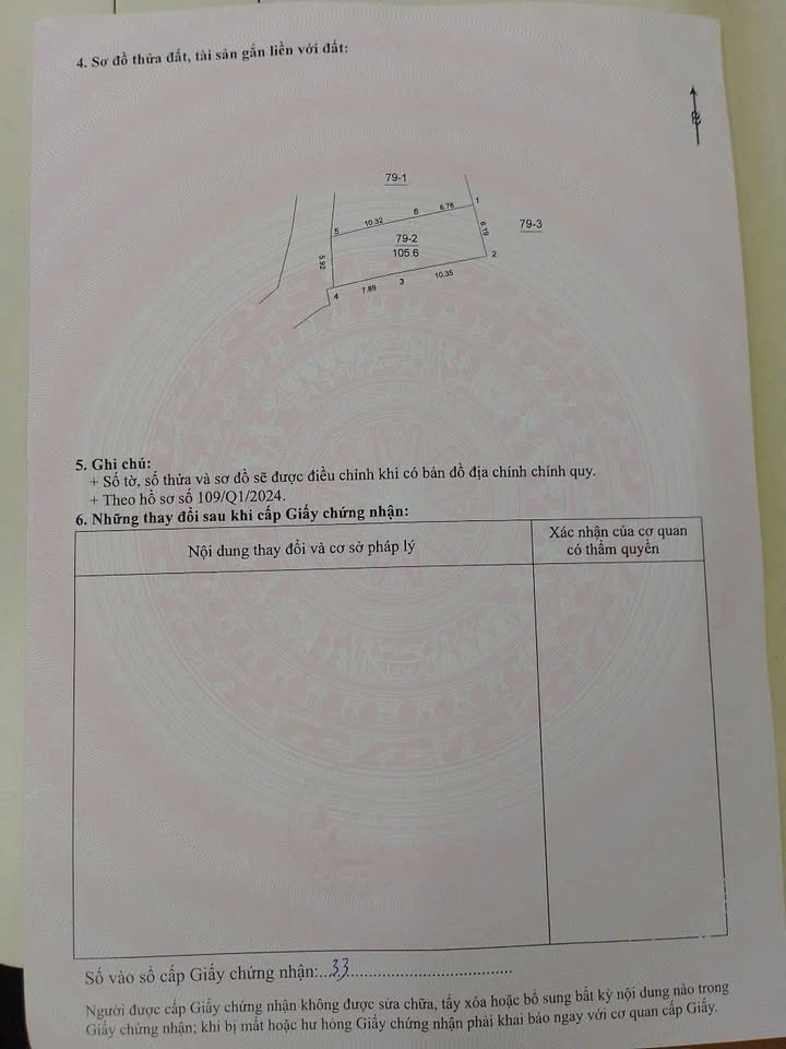 Đất nền chính chủ xã Tam Hưng, huyện Thanh Oai 105m² - Giá chỉ 8.085 tỷ VND!