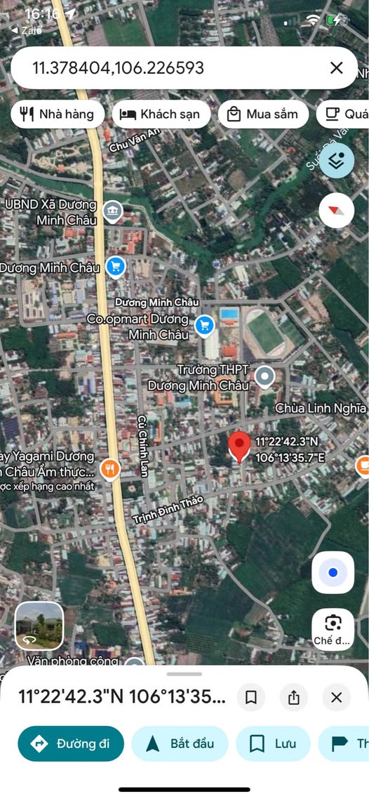 Đất thổ cư 131m² mặt tiền đường số 25, Dương Minh Châu - Giá 1.7 tỷ thương lượng!