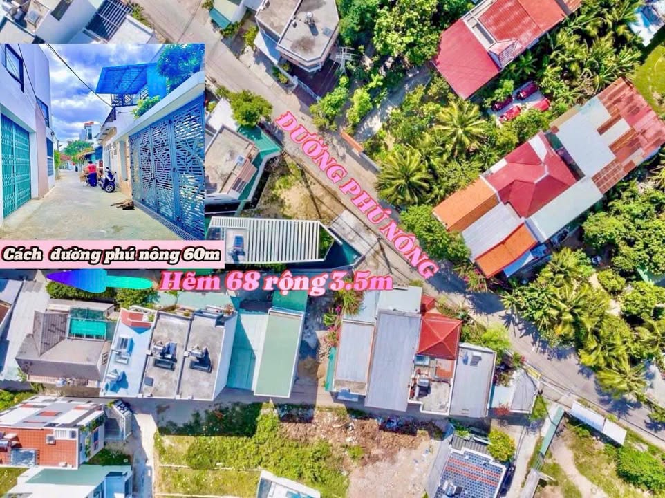 Đất thổ cư 70,7m² tại hẻm 68 Phú Nông, Nha Trang - Giá 1.75 tỷ, chính chủ!