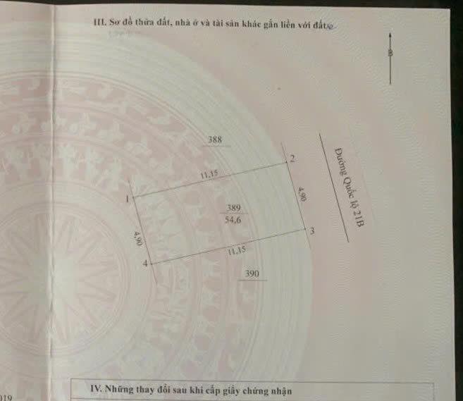 Đất 2 mặt tiền Quốc lộ 21B, Lương Xá, 55m² - Kinh doanh cực tốt!