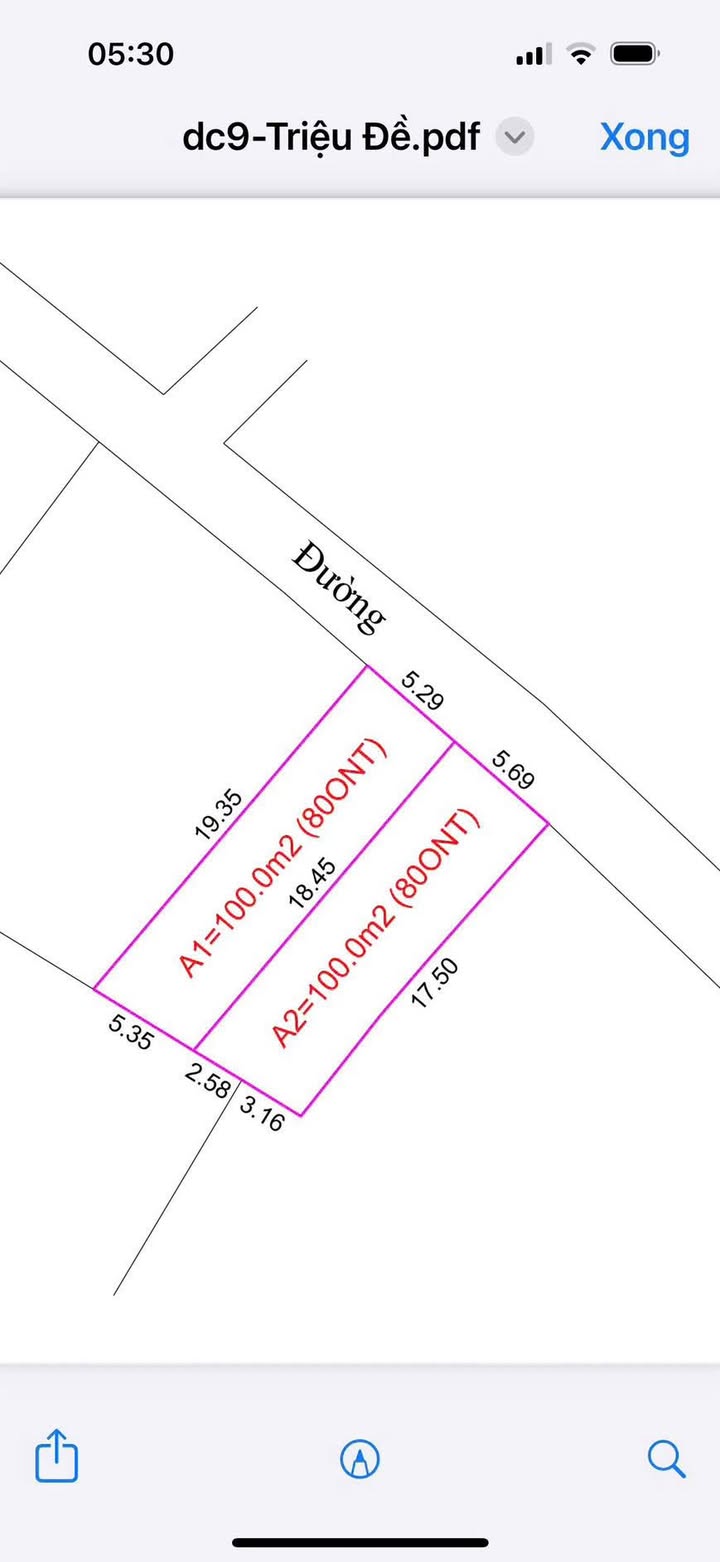 Đất thổ cư 100m² tại thôn Vọng Sơn, Sơn Đông - Chỉ 1.2 tỷ, Đầu tư sinh lời!