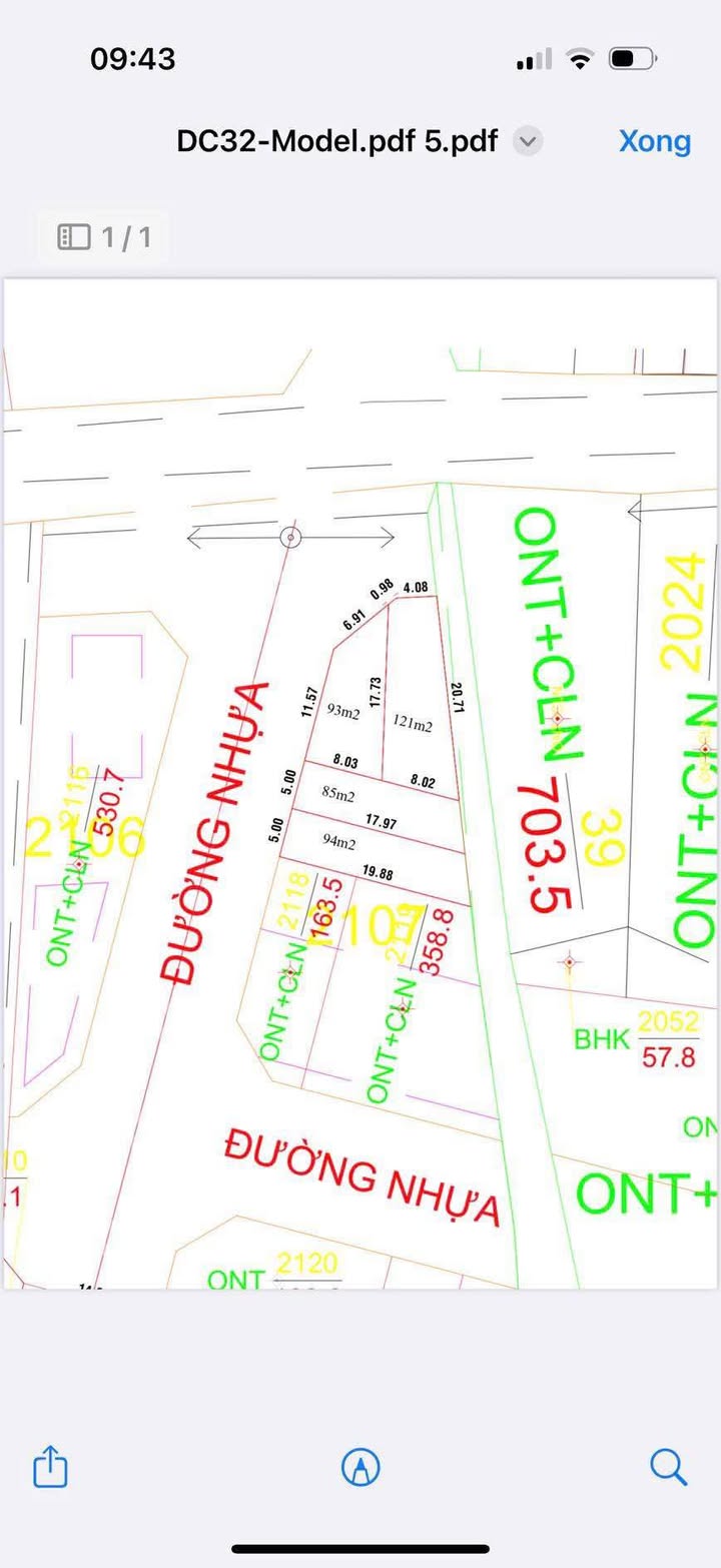 Đất nền Long Phước, Bà Rịa - Vũng Tàu 94m² - Giá chỉ từ 1.3 tỷ