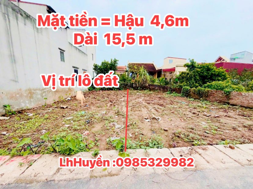 Đất ở Liên Phương Hưng Yên 71m² giá 2 tỷ - Mặt tiền đẹp, giao thông thuận lợi!