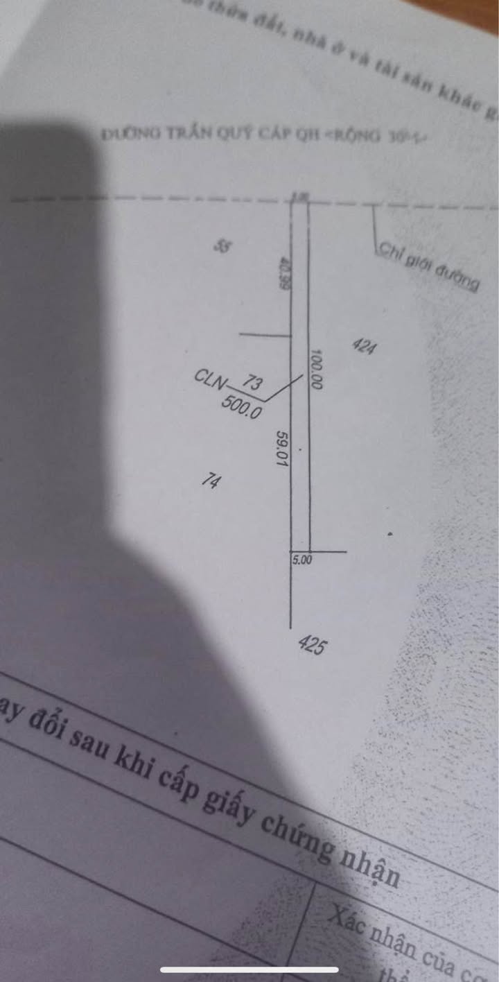 Đất mặt tiền Trần Quý Cáp Buôn Ma Thuột 500m² giá 5.5 tỷ - Cơ hội đầu tư sinh lời!