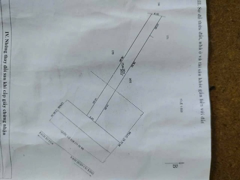 Đất nền mặt tiền 61c, Nhơn Nghĩa, Phong Điền 243m² - Cơ hội đầu tư tuyệt vời!