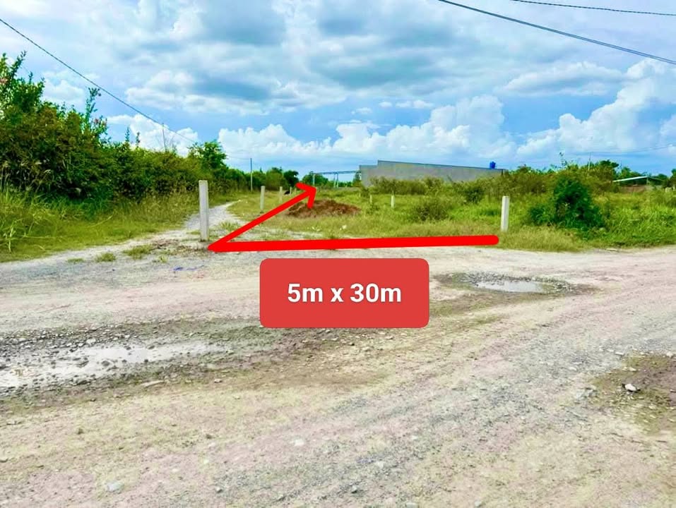 Đất mặt tiền Tua 7, Hòa Khánh Đông, Đức Hòa 150m² giá 1.35 tỷ - Đầu tư sinh lời ngay!