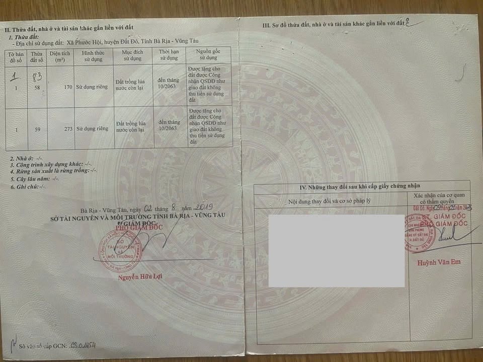 Đất nền 1 sào Phước Hội 3600m² giá 1.6 tỷ - Đường xe tải dễ dàng vào