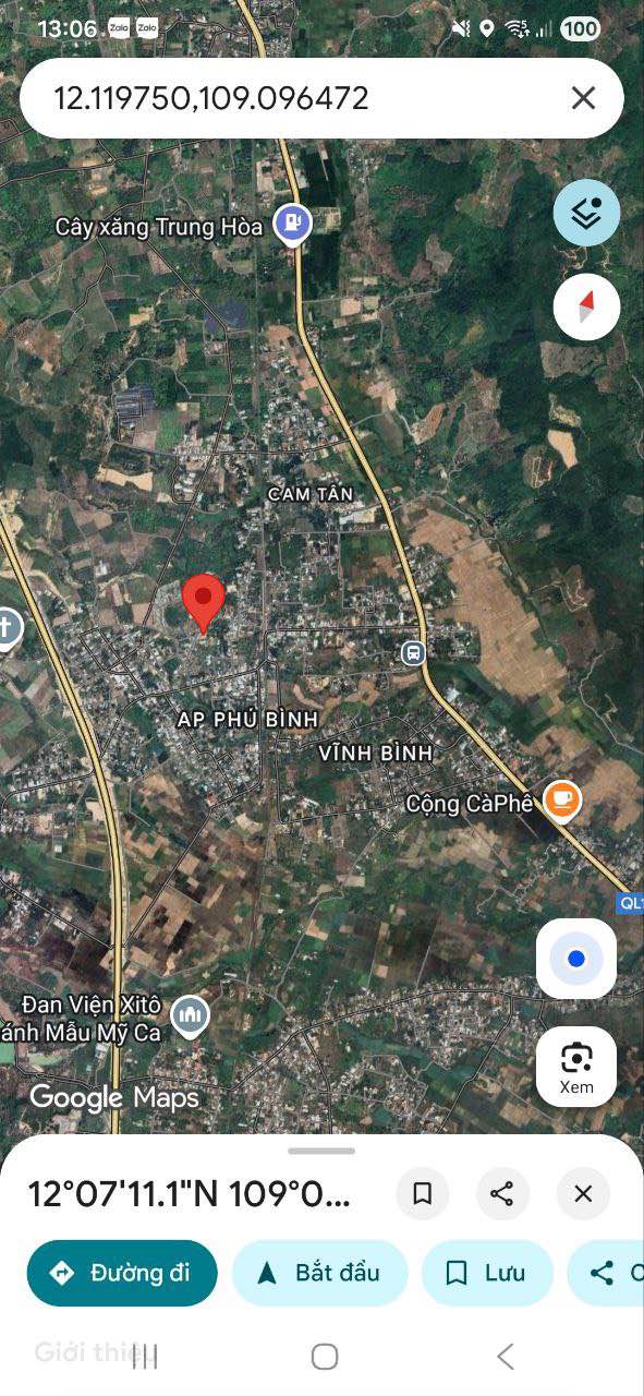 Đất nền Cam Tân, Cam Lâm, Khánh Hòa 11m² giá 850 triệu - Cơ hội đầu tư hấp dẫn!