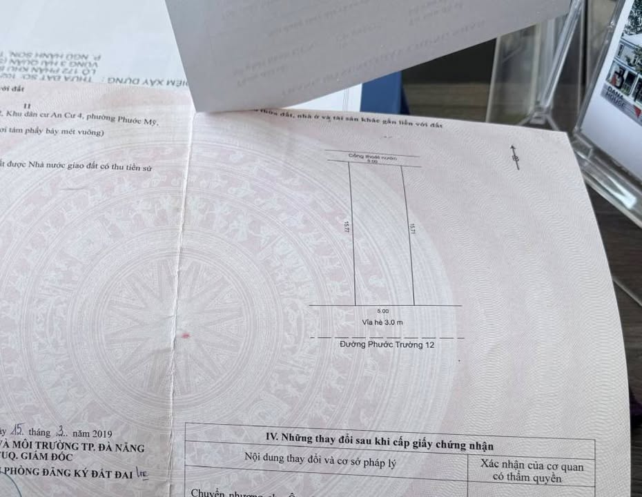 Mặt tiền Phước Trường 12 Đà Nẵng 79m² giá 12 tỷ - Xây căn hộ đẹp, gần biển!