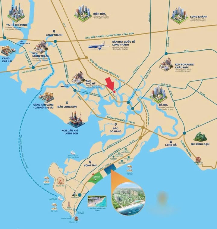 Đất mặt tiền ĐT992 Phú Mỹ 102m² giá 2 tỷ - Cơ hội đầu tư tuyệt vời!