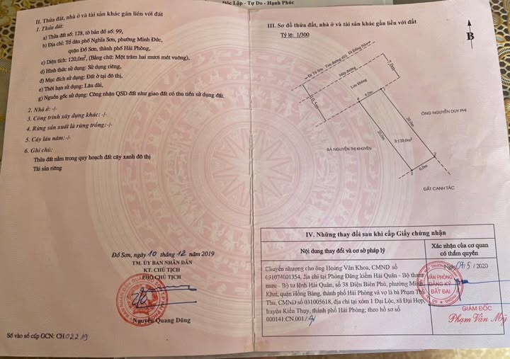 Đất nền đường 403 Đồ Sơn 120m² giá 3.96 tỷ - Đầu tư sinh lời ngay!