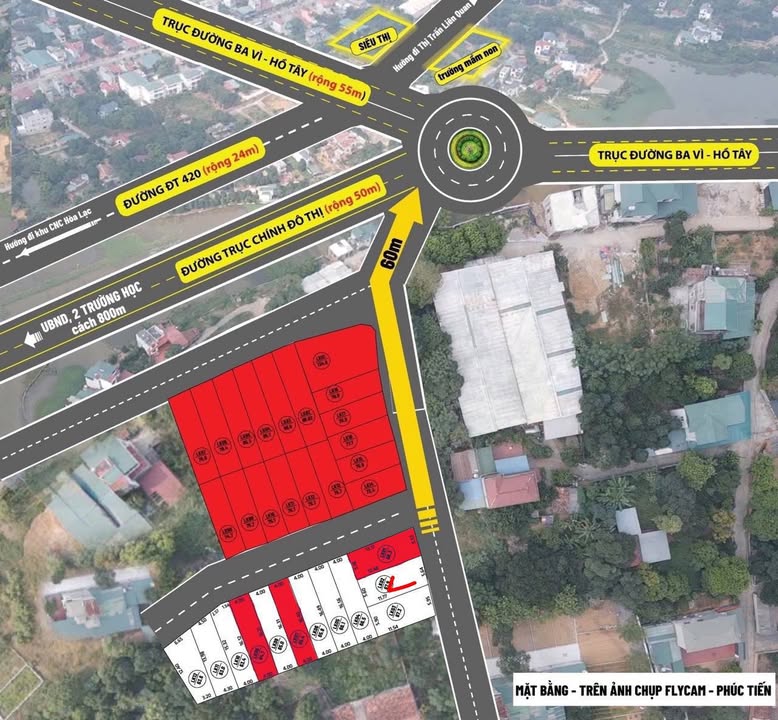 Đất thổ cư 67m² đường Phúc Tiến, xã Bình Yên - Cơ hội đầu tư giá tốt!