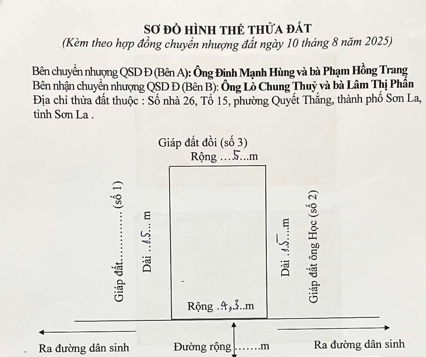 Đất vườn thổ cư Tổ 15 Quyết Thắng 67m² giá 620 triệu - Ô tô vào tận nơi!
