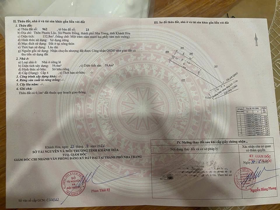 Đất mặt đường La Văn Cầu, Nha Trang 152m² giá 2.8 tỷ - Cơ hội đầu tư tuyệt vời!