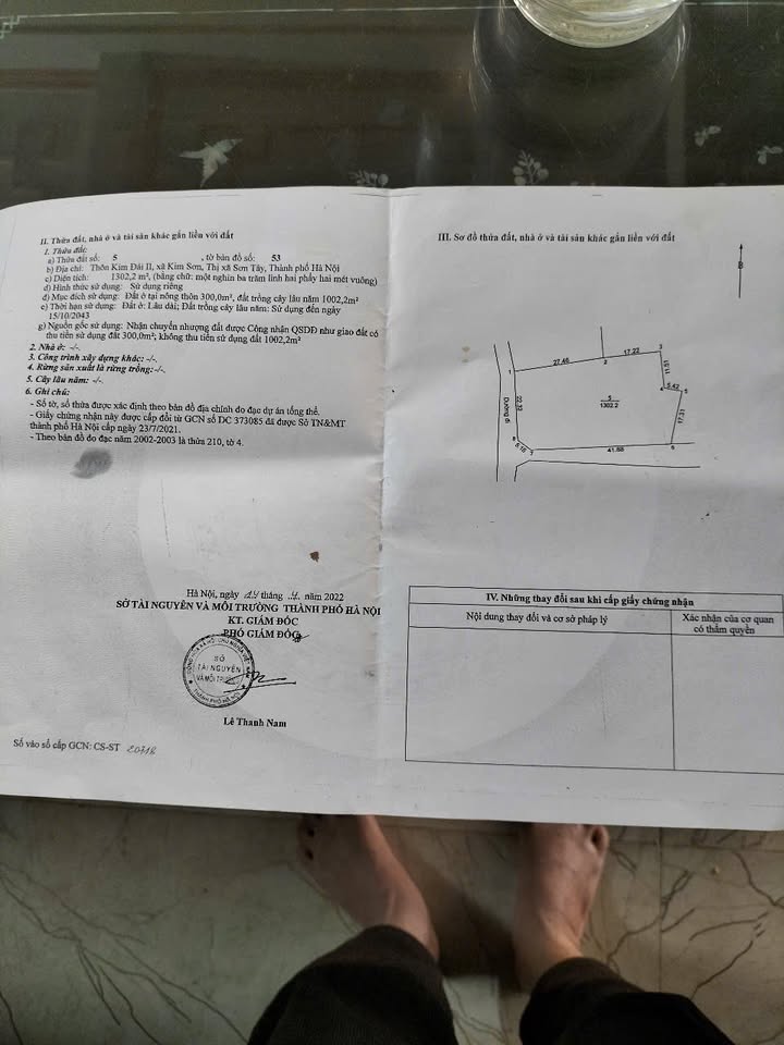 Farm Kim Sơn Sơn Tây 1300m² giá thỏa thuận - Lô góc 2 mặt tiền, đường thông thoáng!