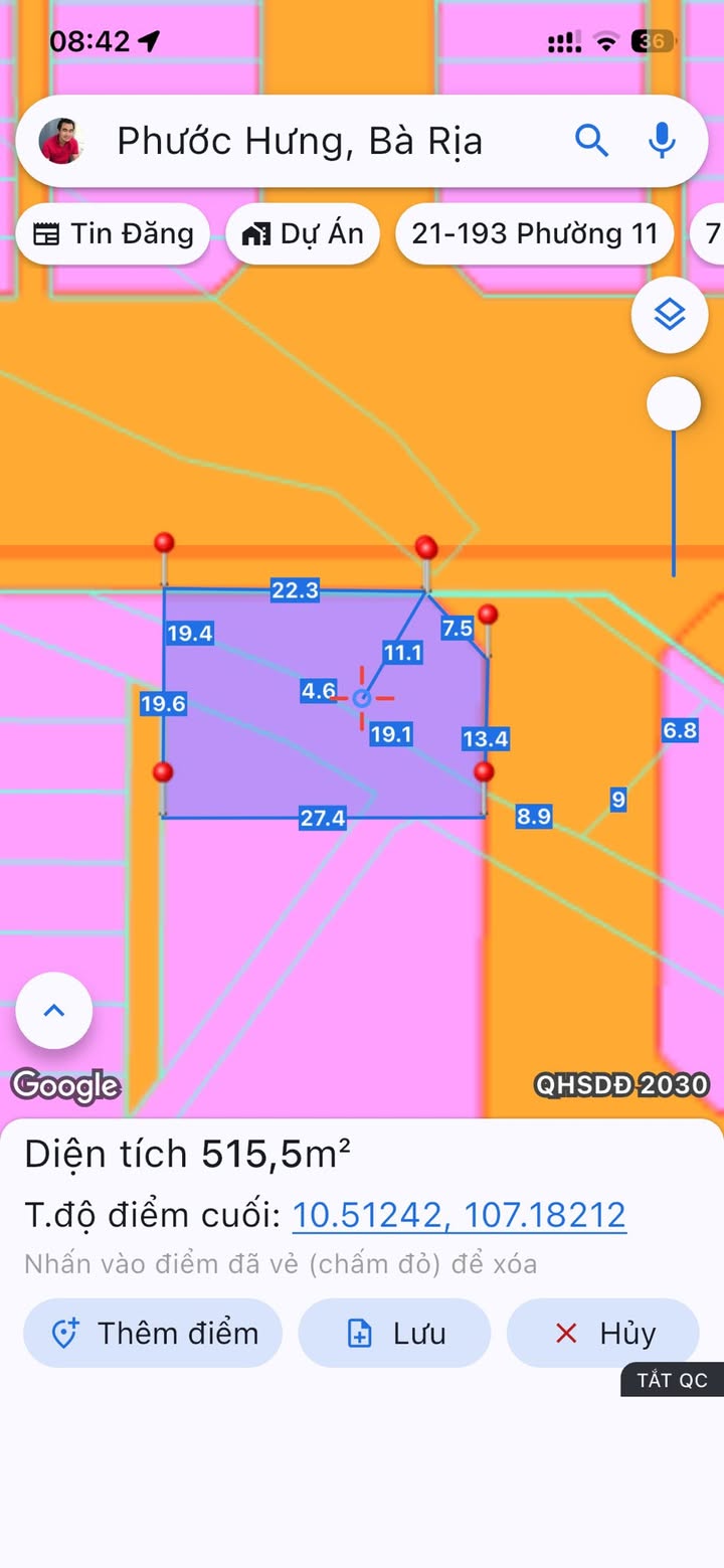 Đất nền mặt tiền Nguyễn Tất Thành, Bà Rịa 292m² giá tốt - Cơ hội đầu tư hiếm có!