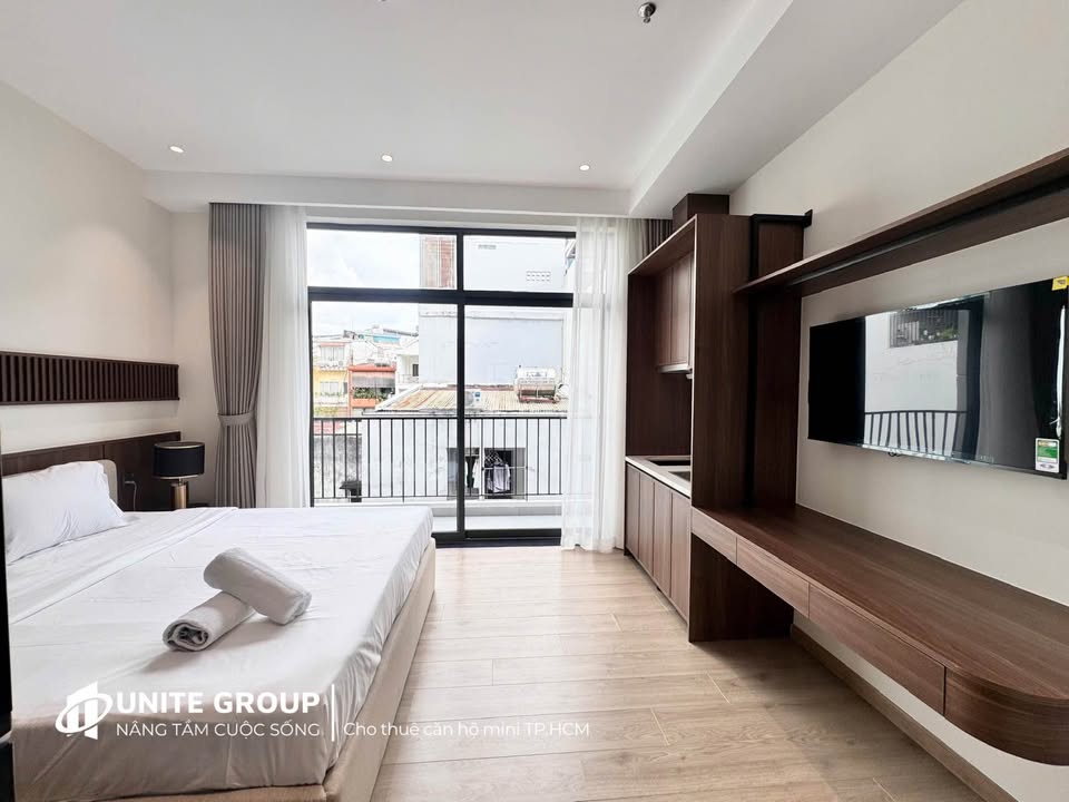 Căn hộ cho thuê quận Tân Bình 1 phòng ngủ - Vị trí đắc địa, tiện nghi đầy đủ!