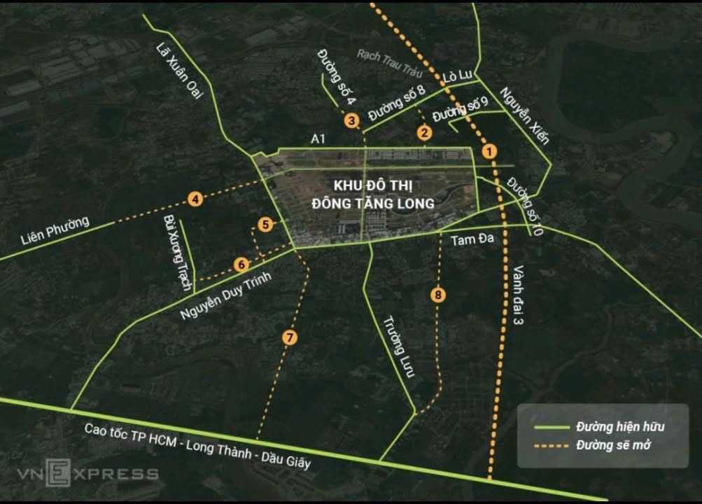 Đất nền tại công viên Đông Tăng Long 100m² giá 7.6 tỷ - Pháp lý rõ ràng, hỗ trợ vay ngân hàng!