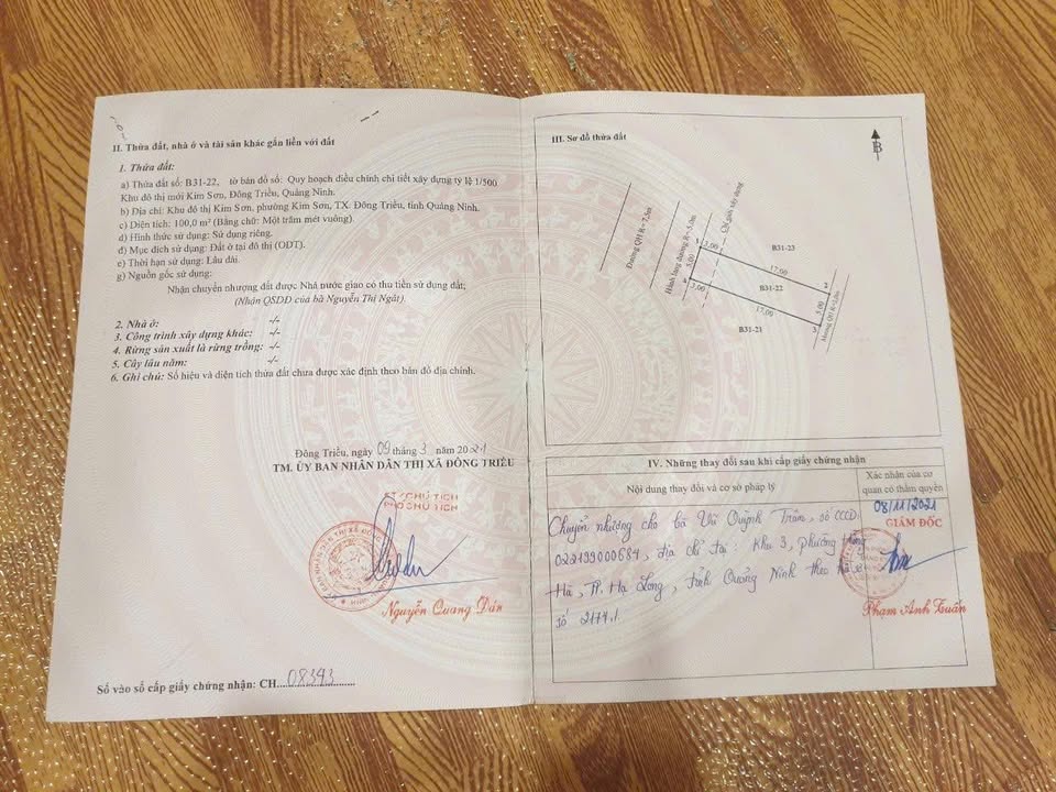 Đất nền Kim Sơn Đông Triều 100m² giá 2.1 tỷ - Tiềm năng tăng giá mạnh!