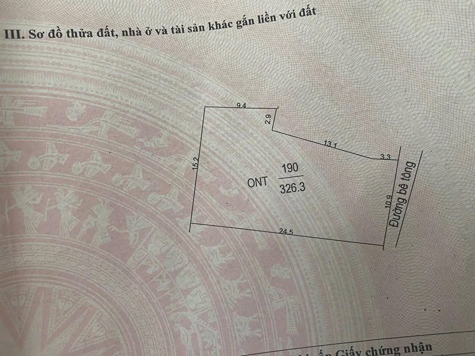 Đất nền Yên Dũng 326,3m² giá 5 tỷ - Đầu tư sinh lời ngay!