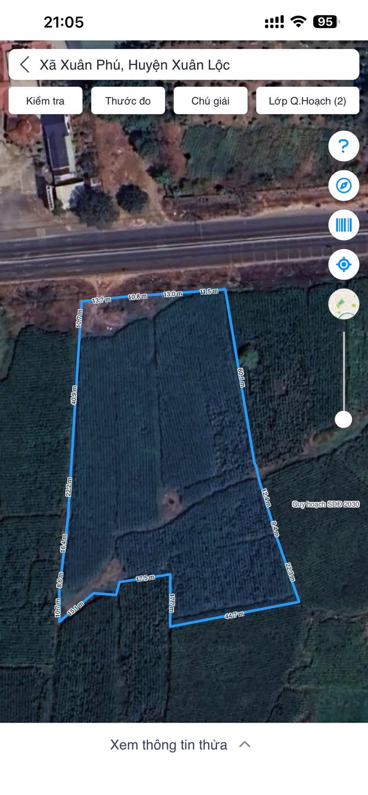 Đất nền Quốc lộ 1A Xuân Lộc 6600m² - Cơ hội đầu tư hấp dẫn!