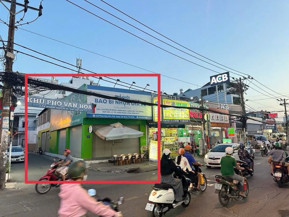 Cho thuê nhà góc 2 mặt tiền Phan Huy Ích, Tân Bình, 137m² - Kinh doanh thuận lợi!