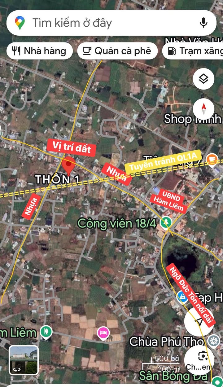 Đất thổ cư 100m² tại Hàm Liêm, giá chỉ 590 triệu - Cơ hội đầu tư tuyệt vời!