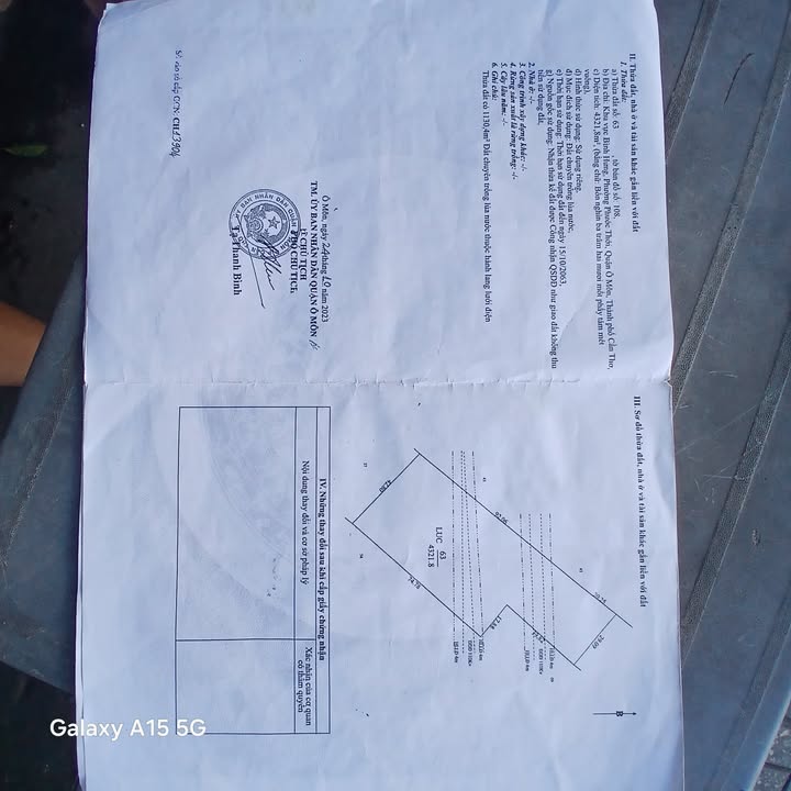 Đất thổ cư và đất vườn tại Tôn Đức Thắng, Ô Môn, Cần Thơ 5.528,2m² chỉ 29 tỷ - Đầu tư sinh lời ngay!