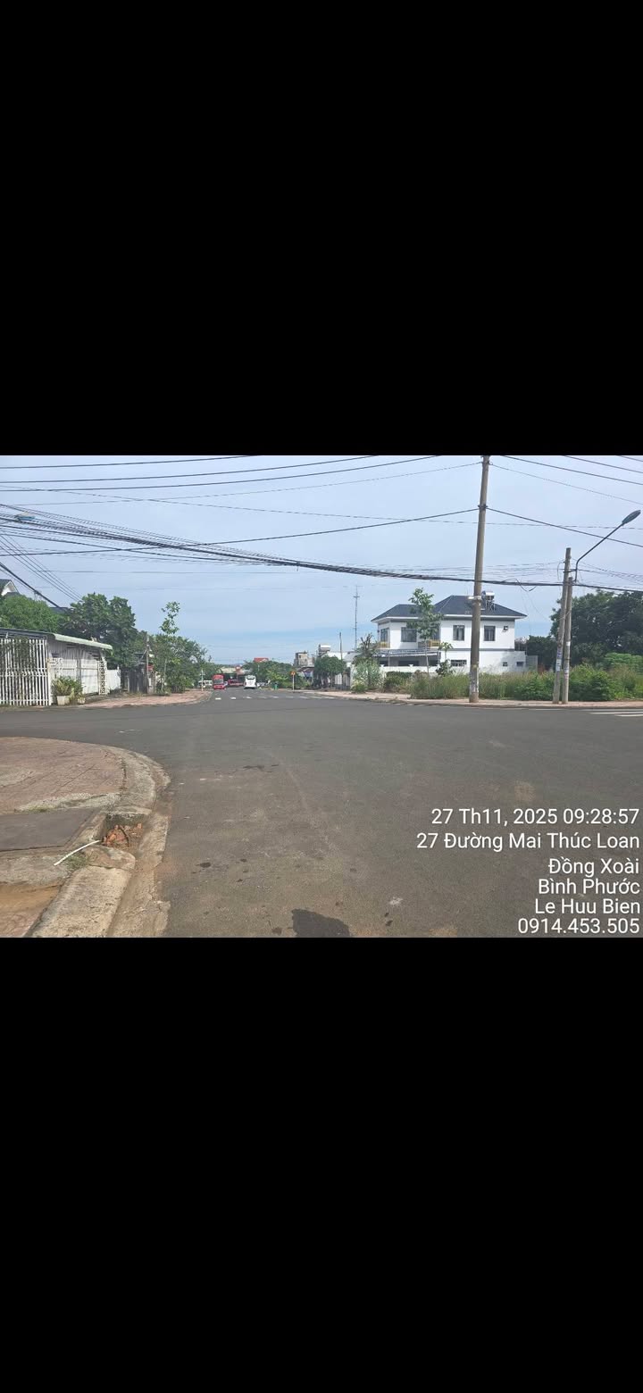 Đất nền góc 2 mặt tiền Tân Bình, Bình Phước 217.6m² giá 4 tỷ - Cơ hội đầu tư tuyệt vời!