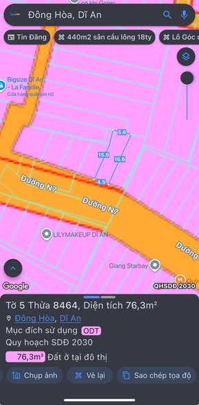 Đất nền đường Trần Văn Ơn, Dĩ An 77m² giá 4 tỷ - Đầu tư sinh lời hấp dẫn!