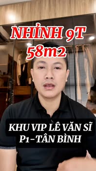 Nhà phố Đặng Văn Ngữ, Phú Nhuận 58m² giá 9 tỷ - Kinh doanh đa ngành nghề!