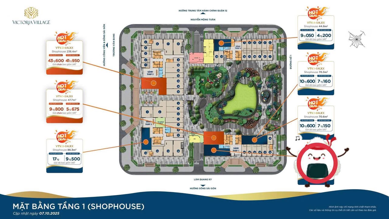Shophouse Victoria Village Thủ Đức 44m² giá 9 tỷ - Đầu tư sinh lời ngay!
