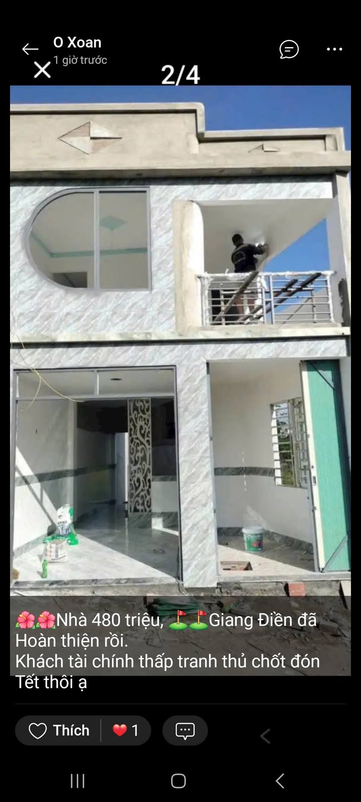 Nhà Giang Điền 60m² giá 480 triệu - Sẵn sàng vào ở ngay!