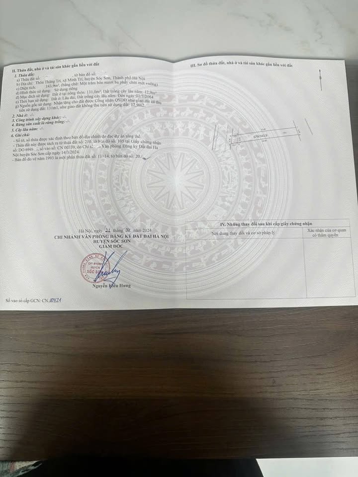 Đất kinh doanh đường Thắng Trí, Sóc Sơn 136m² - Giá thỏa thuận tốt nhất!