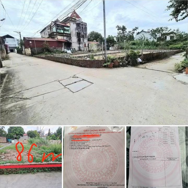Đất nền 86m² tại Đan Kim - Liên Nghĩa - Văn Giang - Hưng Yên giá chỉ 3x triệu - Đầu tư sinh lời ngay!