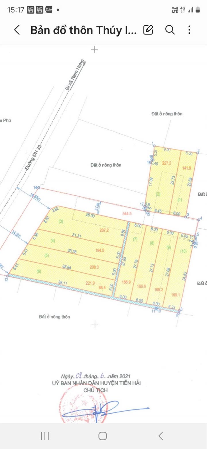 Đất nền Tiền Hải 167m² giá chỉ 900 triệu - Cơ hội đầu tư hấp dẫn!