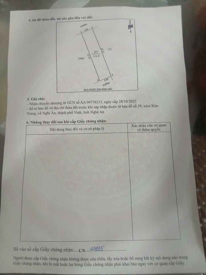 Đất nền Nghi Ân, Vinh 111m² giá 1.9 tỷ - Đầu tư sinh lời ngay!