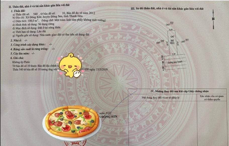 Đất mặt tiền 6m hướng Nam tại Phường Đông Sơn, Thanh Hóa 108m² giá 1.3 tỷ - Cơ hội vàng chỉ trong 2 ngày!