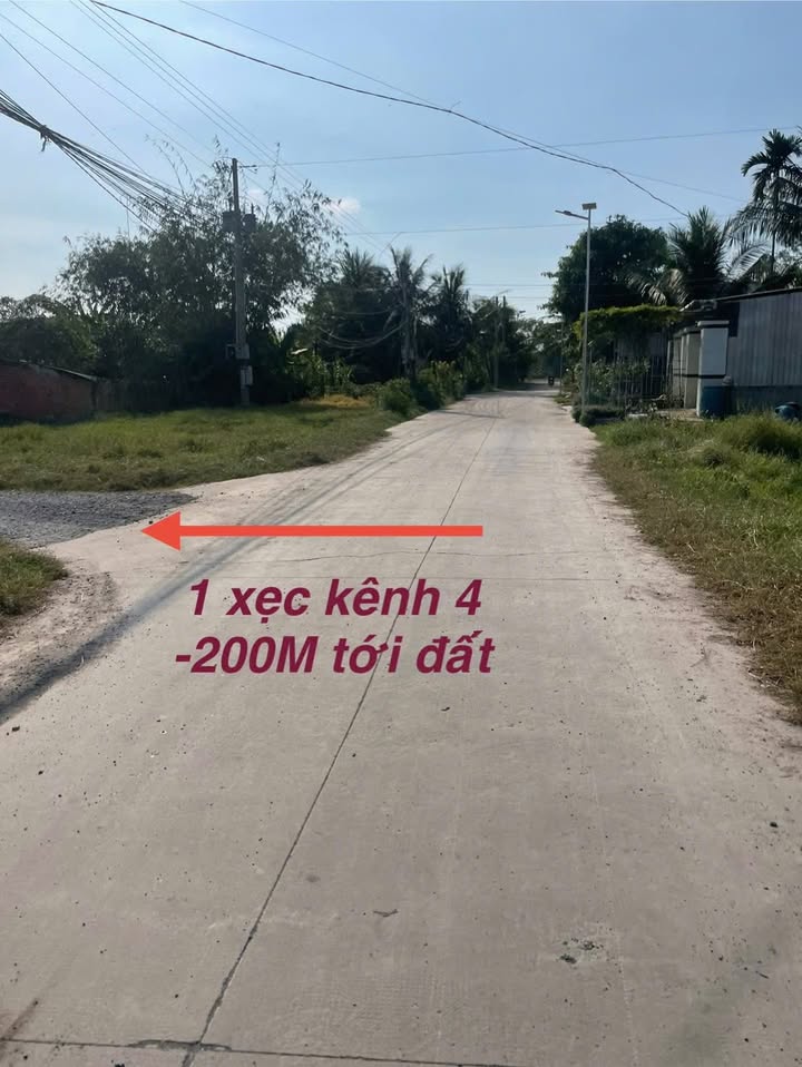 Đất thổ cư Hòa Khánh Nam, Đức Hòa, Long An 110m² giá chỉ 479 triệu - Sổ hồng chính chủ!