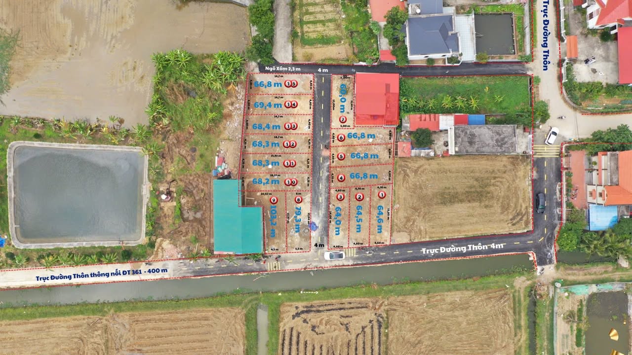 Đất nền Thôn Thù Du - Xã Kiến Minh 64m² giá chỉ 900 triệu - Cơ hội đầu tư tuyệt vời!