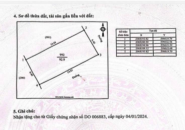Đất lô góc 92,9m² tại Quán Bàu giá chỉ 4,2 tỷ - Cơ hội đầu tư hiếm có!